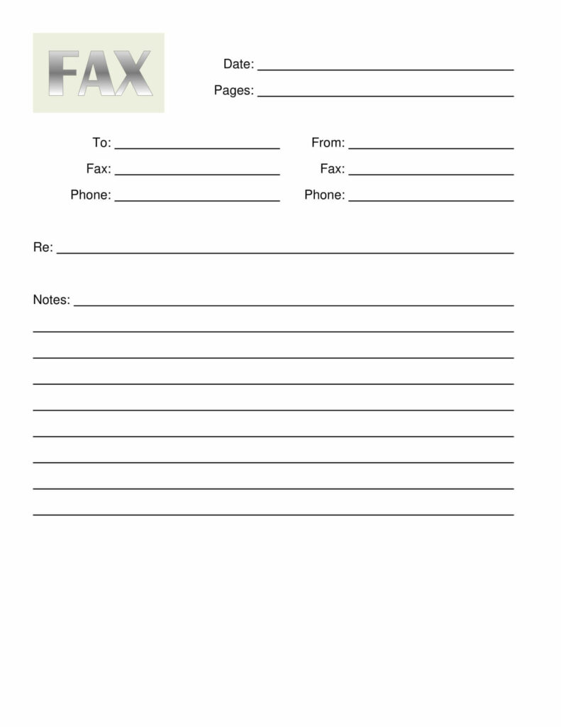 fax cover sheets